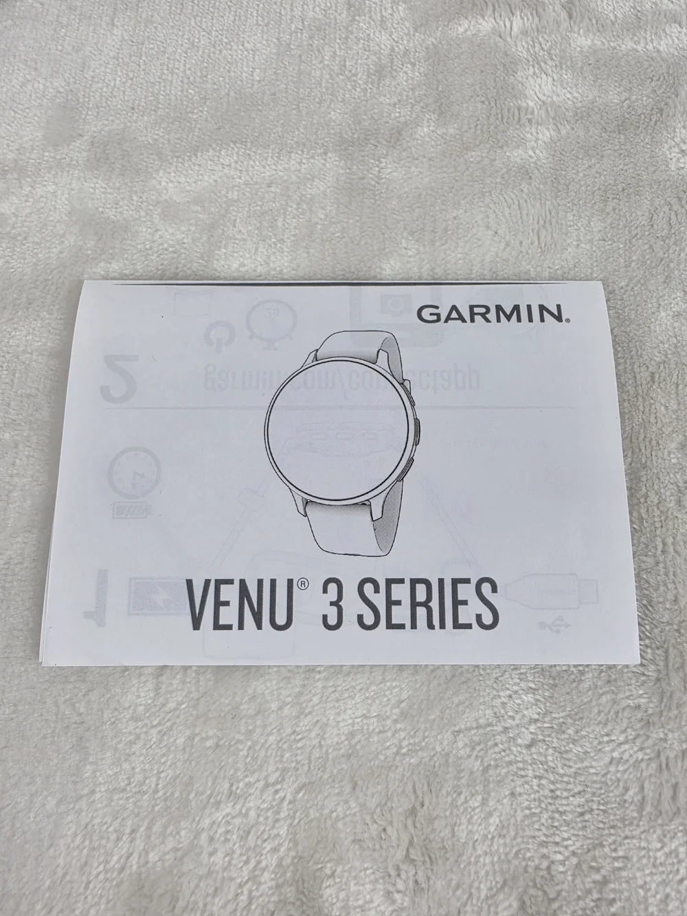 Garmin Venu 3S GPS Smartwatch 41mm French Gray Soft Gold 010-02785-02 EUC